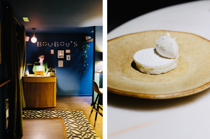 À direita, um dos pontos altos da refeição: o arroz-doce de coco e yuzu, uma reinvenção da sobremesa que Louise era obrigada a comer quando era miúda