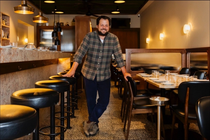 João Rodrigues no restaurante com o qual sempre sonhou