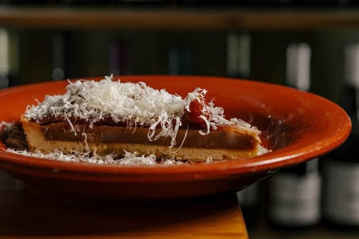 A tarte de farinheira de castanha é um dos ex-libris do Páteo Real
