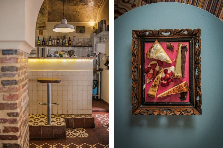 O pijaminha de sobremesas, à direita, podia ser uma das decorações deste Cha Cha Cha