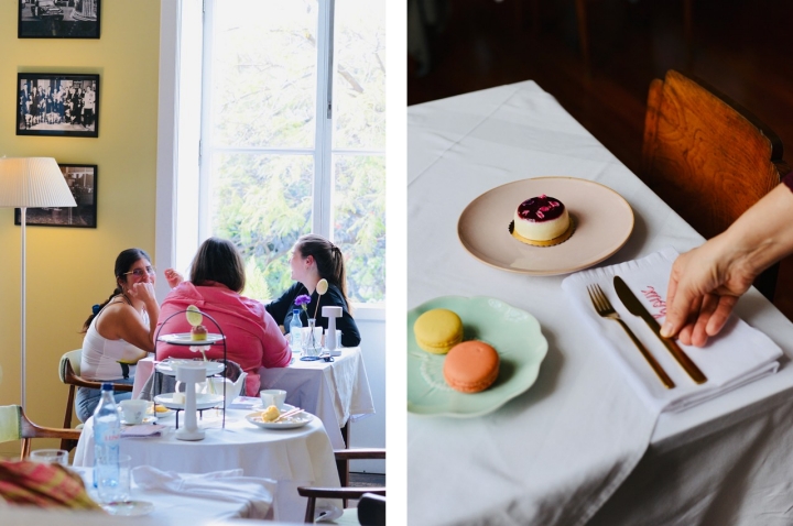 A Choux está instalada num primeiro andar com vista para as copas do jacarandás do Funchal