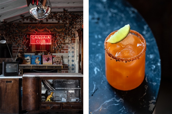 A Spicy Margarita é dos cocktails mais pedidos do Gandaia Club. Leva tequila, paprika, lima e chili.