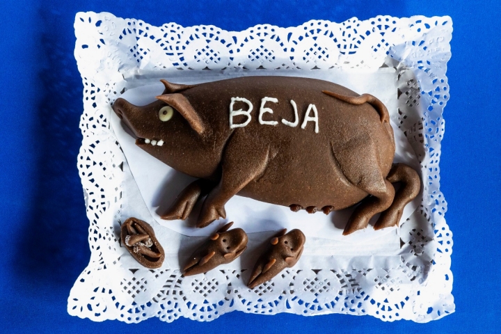 Os porquinhos de doce ganharam fama na Luiz da Rocha