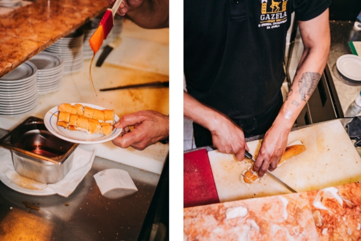 Molho picante e as fatias com o tamanho de uma dentada são características dos cachorrinhos da Capital
