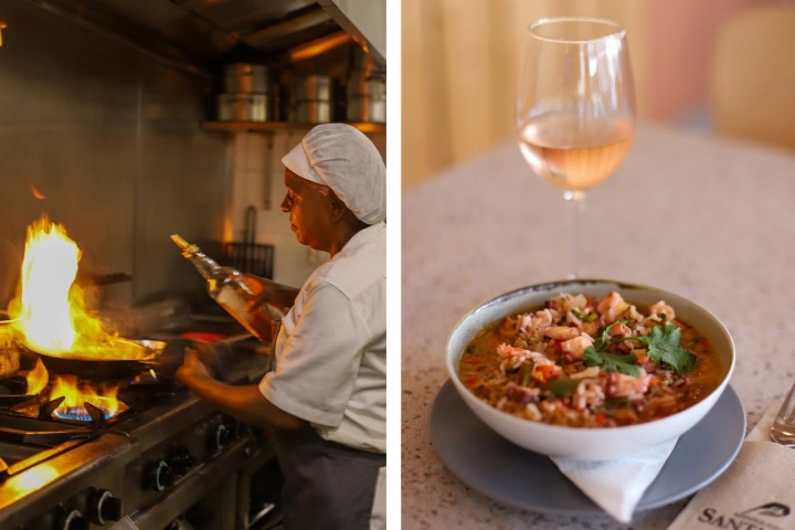 A oferta variada da Marisqueira Santiago, em Quarteira, é a garantia de uma mesa feliz 