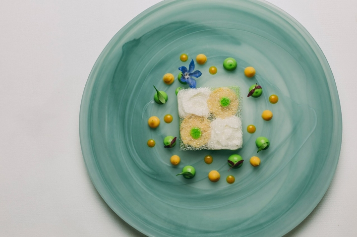 Sapateira, mostarda e yuzu