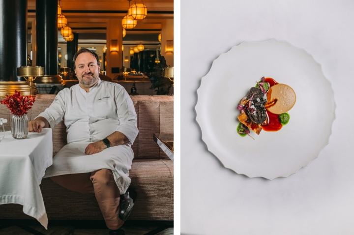 Julien não quer reinventar a cozinha portuguesa, mas conhecê-la a fundo para conseguir um equilíbrio entre os dois mundos em que circula: o português e o francês