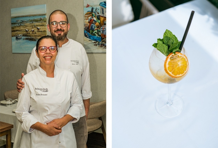 Bruno Sousa é o chef residente enquanto os cocktails estão a cargo de Diogo Ribeiro