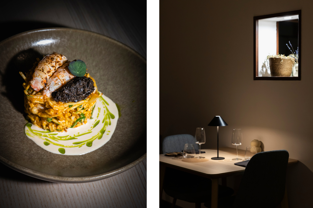 A marmelada da mãe Rosinda está presente no couvert e na sobremesa, um mil-folhas de caramelo salgado