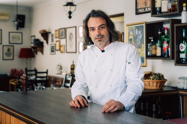 Davide Prandi, dono da Osteria Mavalà, em Faro
