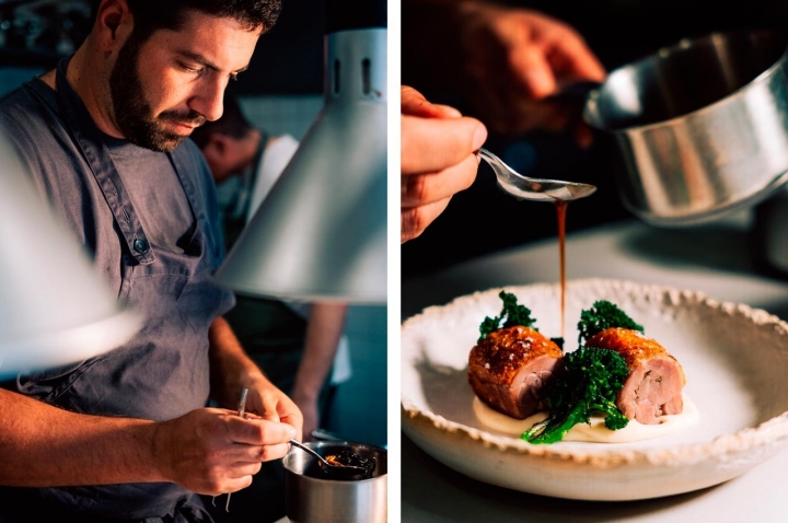 Cozinha com criatividade e sem maquilhagem, assente em produtos de excelência de Portugal e Espanha