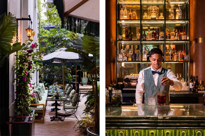 O Bougain é um oásis verde dentro da cidade