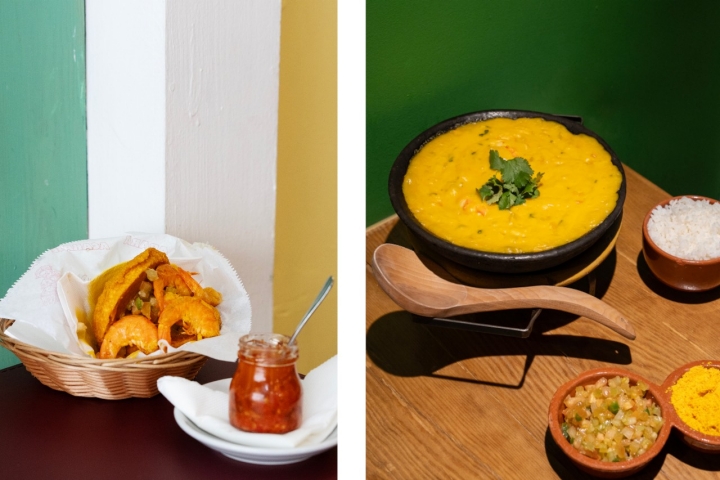 O acarajé da Carol é o mais famoso de Lisboa, mas aqui têm se comem pratos cheios, como o de bobó de camarão