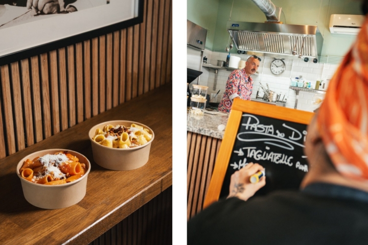 No Pasta Fresca To Go há um menu de dez pratos que muda todos os dias