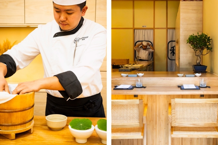  A decoração inspirada na arquitetura japonesa é mais um elemento que transporta para a tradição