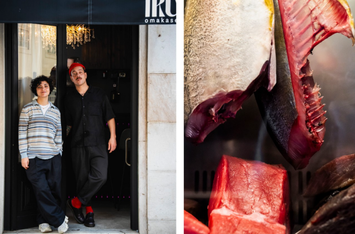  Pedro Binotti é o chef e Luisa Vitoria é a responsável pela sala e os vinhos do Irú Omakase