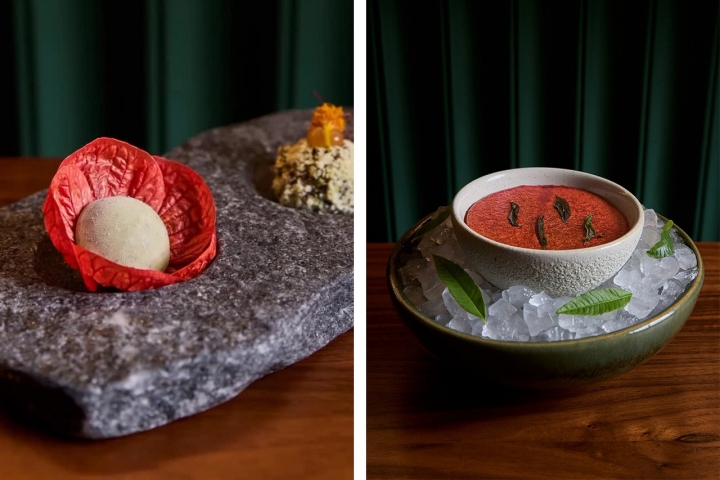 No Encanto, o menu de degustação está cheio obras de arte