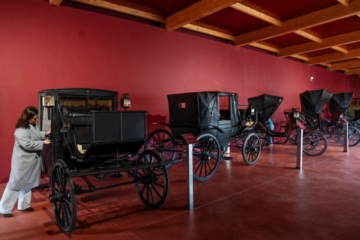 A quinta tem o seu próprio museu de carros de cavalos dos séculos XIX e XX