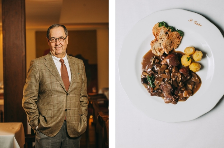Pedro Nunes, fundador do São Gião, já desenvolveu mais de 100 pratos. Um dos mais icónicos é a perdiz estufada em vinho