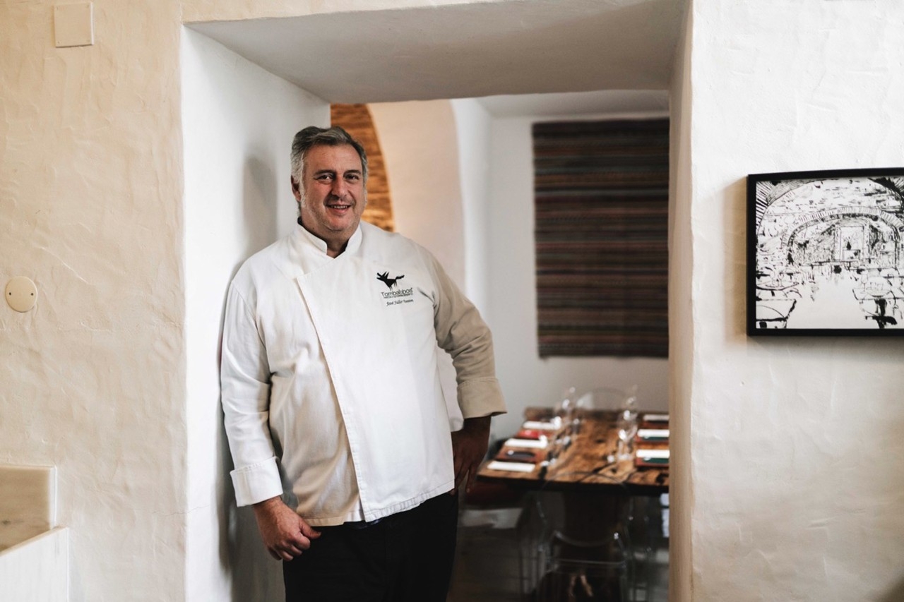 Dueño de tombalobos, Jose Julio Vintem, sonriendo