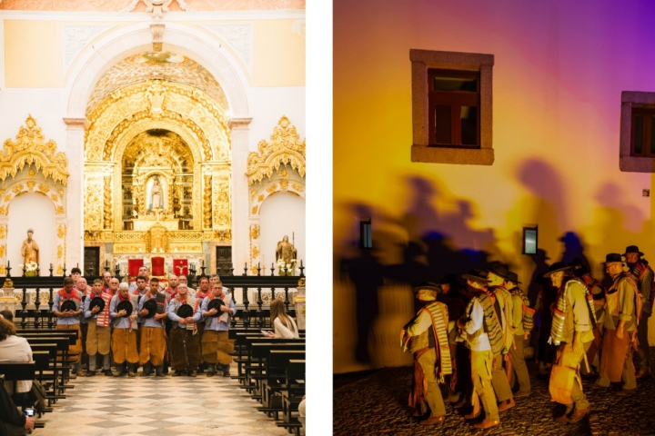 A festa dos chefs, na véspera da gala, começou com cante alentejano na capela do Convento do Espinheiro 