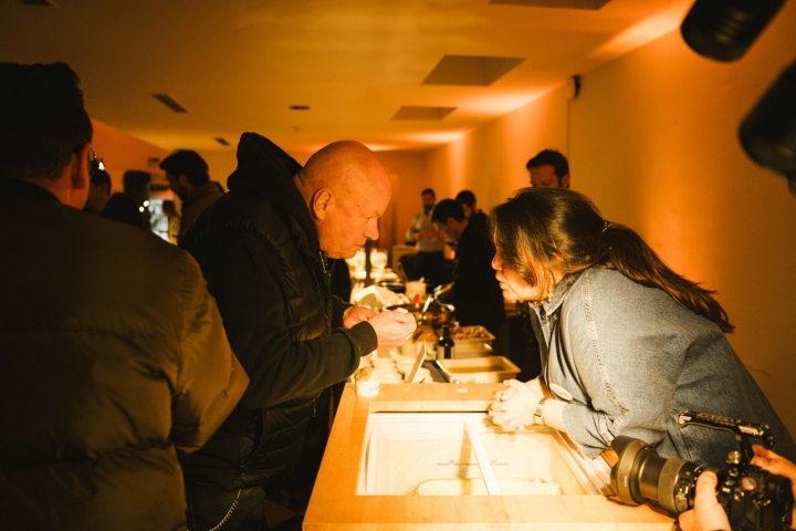 Dieter Koschina (Vila Joya, 3 Sóis Guia Repsol) provou os gelados Alfredo