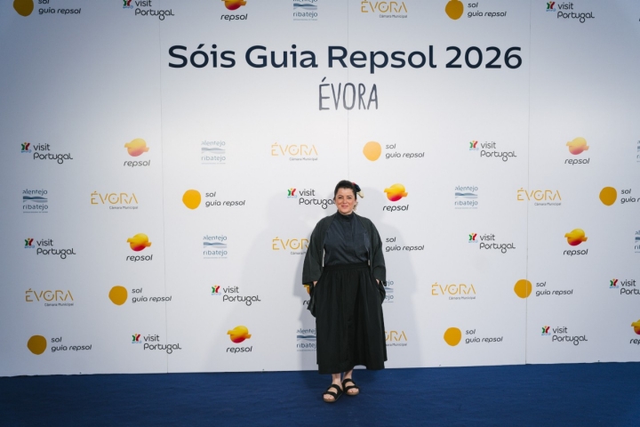 A chef Michele Marques (Mercearia Gadanha, 1 Sol Guia Repsol em Estremoz) foi a responsável pelo menu que se seguiu à gala e curadoria de produtores 