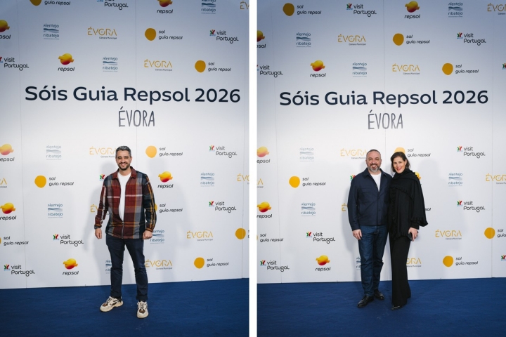 André Cruz, chef do Feitoria (2 Sóis Guia Repsol) e Pedro Lemos, chef do restaurante em nome próprio (2 Sóis Guia Repsol)