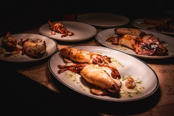 Lula e manteiga de ovelha.