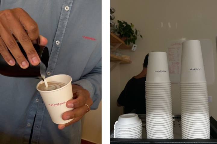 No Anemia, bebe-se café de especialidade La Cabra (foto ©Anemia) 