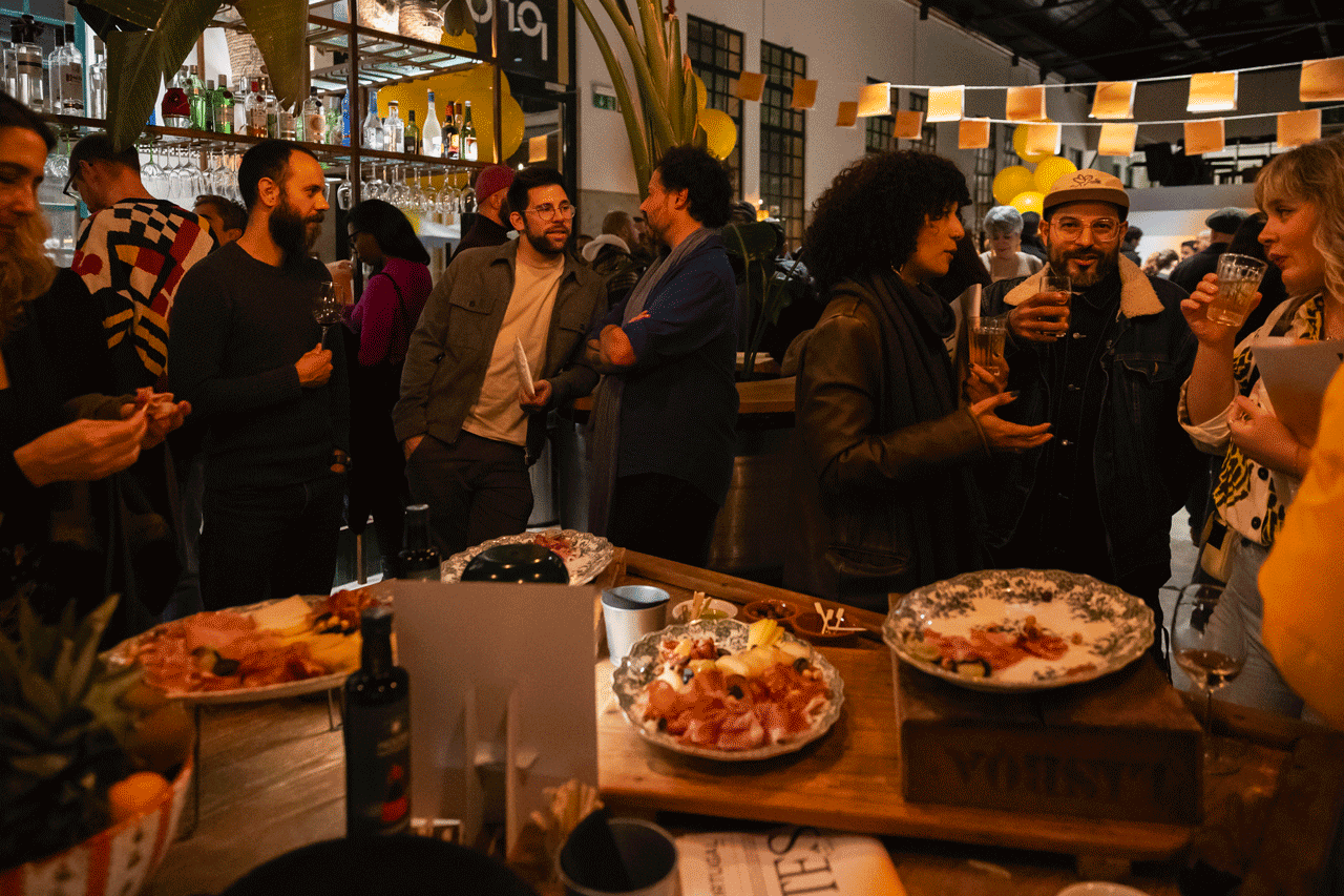 No Praça Beato, provaram-se queijos e enchidos de alguns de produtores portugueses