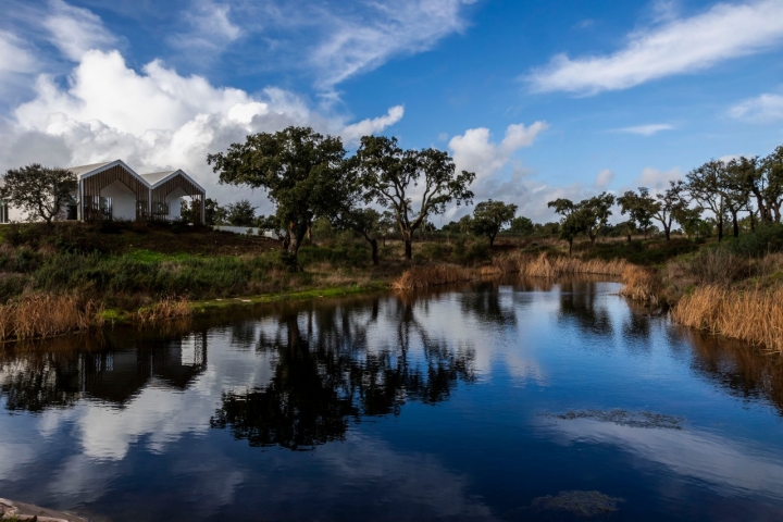 Há 10 villas neste montado, bem enquadradas com a natureza local