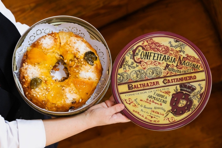 A Confeitaria Nacional reclama a autoria do primeiro bolo-rei do país, em 1875 (fotografia Marisa Cardoso)