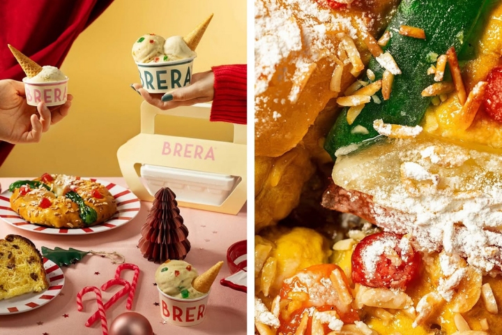 O melhor de dois mundos: gelado e bolo-rei