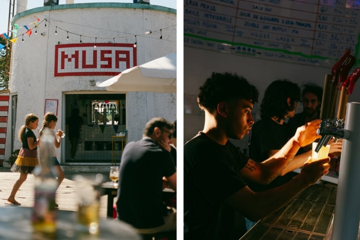 Servem-se pratos para partilhar e cervejas artesanais no Musa da Praia, em Colares (© Musa da Praia)