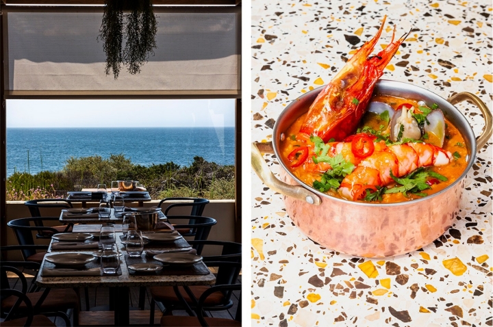 No Maré a maioria dos produtos vem da linha de costa que se vê da janela.