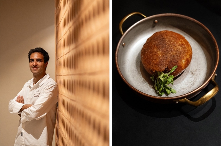 A Bola de Berlim de polvo é uma das apostas do chef Afonso Carvalho, natural de Coimbra