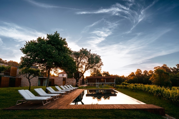 Descanso entre as vinhas