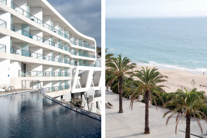 O Sesimbra Oceanfront leva os clientes diretamente à praia de elevador