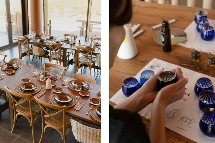 Na Herdade da Fonte Santa fazem-se provas de vinhos e azeites Mainova (foto©Mainova)