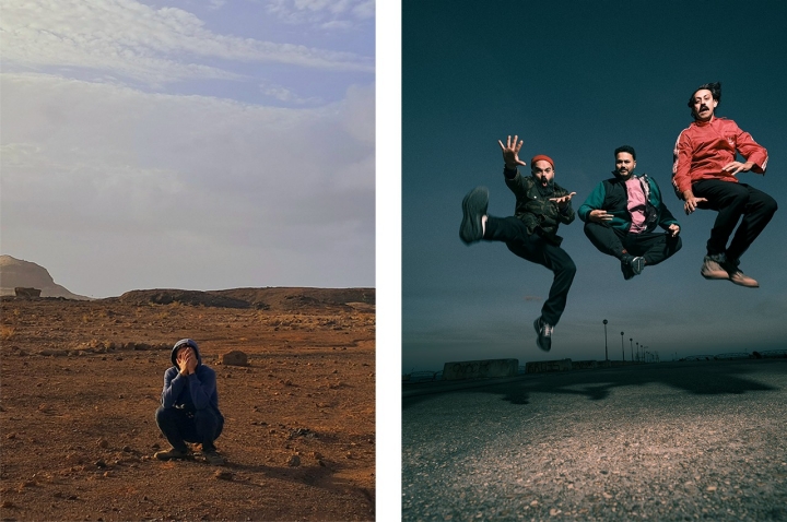 Fidju Kitxora, à esquerda, e os Bateu Matou, à direita