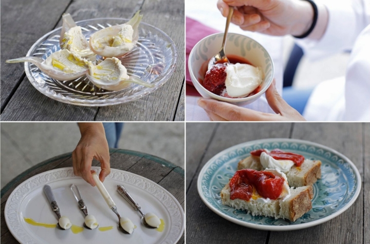 Heladería 'dellaSera': collage de helados