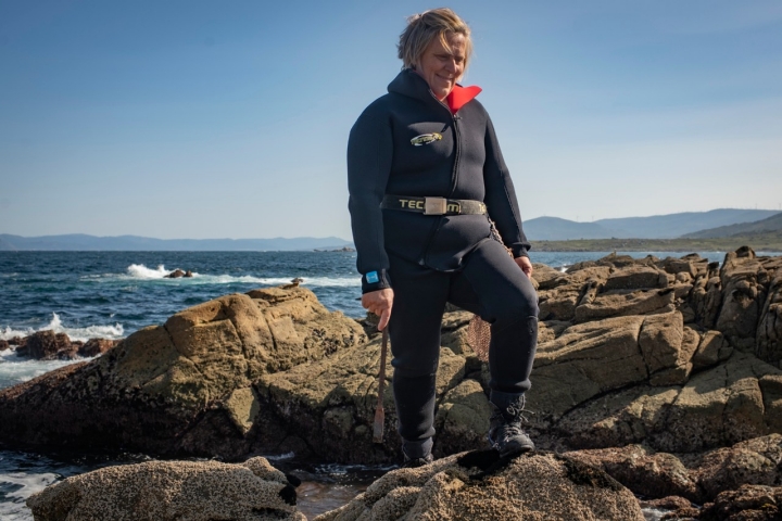 Mariscadoras Amas da Terra Concha con gancho