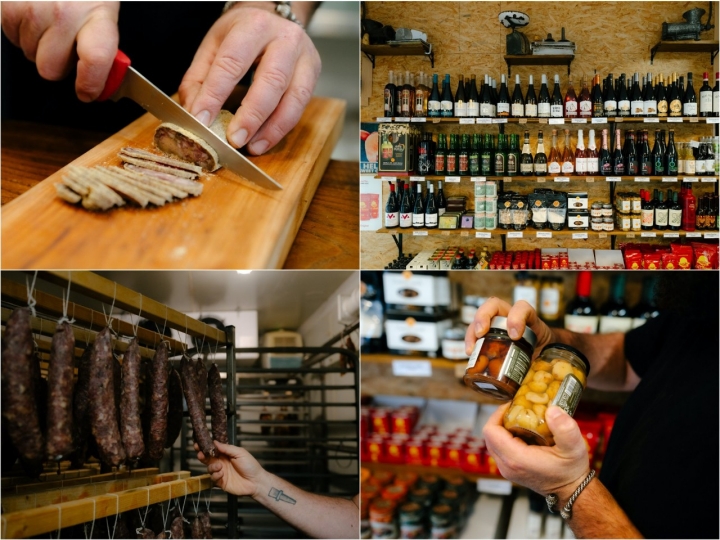 Productos de la tienda gourmet La Corraina (Aller)