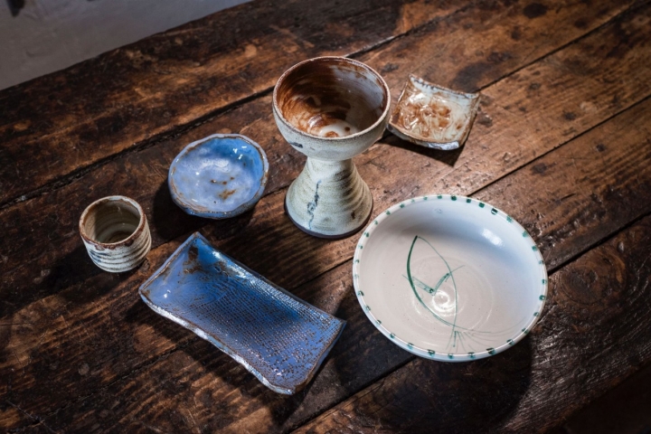 Cerámicas del taller de Rubén Navarro