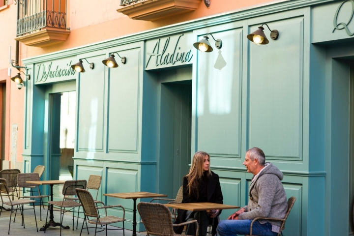 La terraza de Aladina invita al disfrute. 