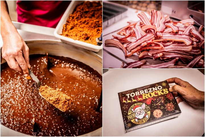 Parte del proceso del obrador de Dulces El Beato.