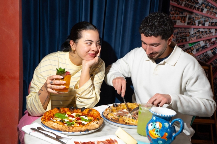 Pizzas del restaurante Baldoria en Madrid