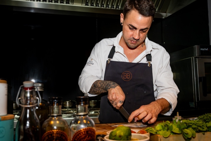 Rafa Liñán en cocina.