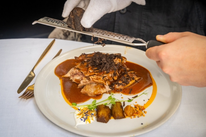 Pierna de cordero con trufa de la sub-bética